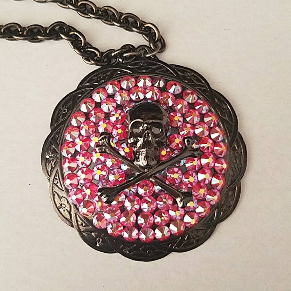 TANGERINE DREAM RHINESTONE MEDALLION